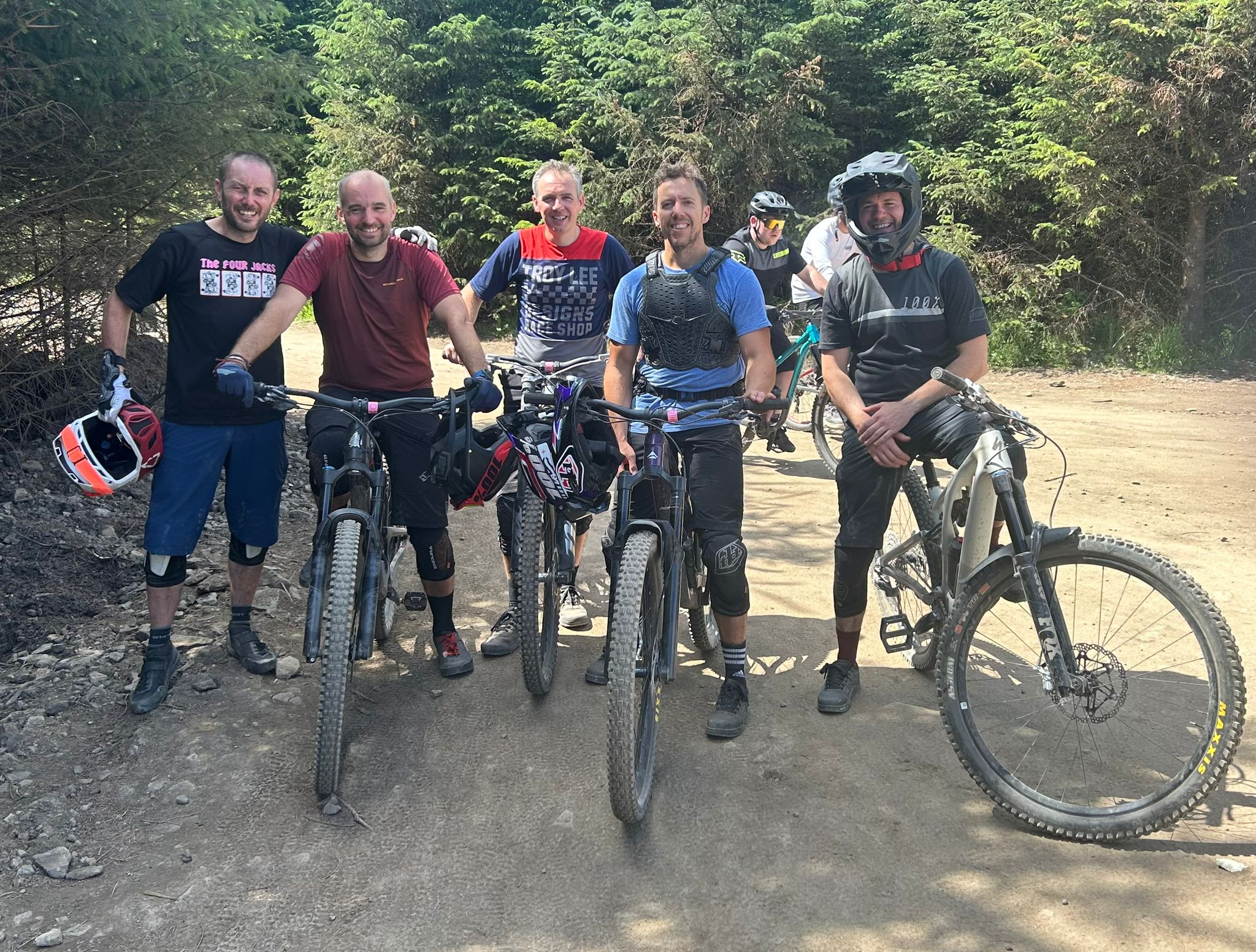 Mountain Biking With Friends