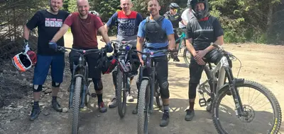 Mountain Biking With Friends